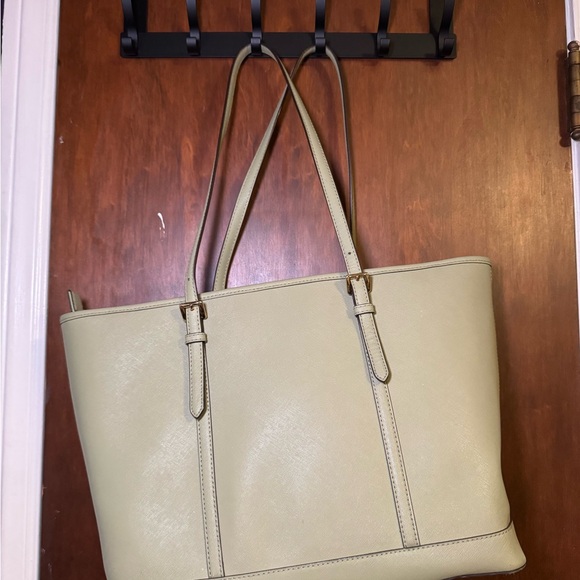 Michael Kors Light Green Tote Bag - Picture 6 of 13